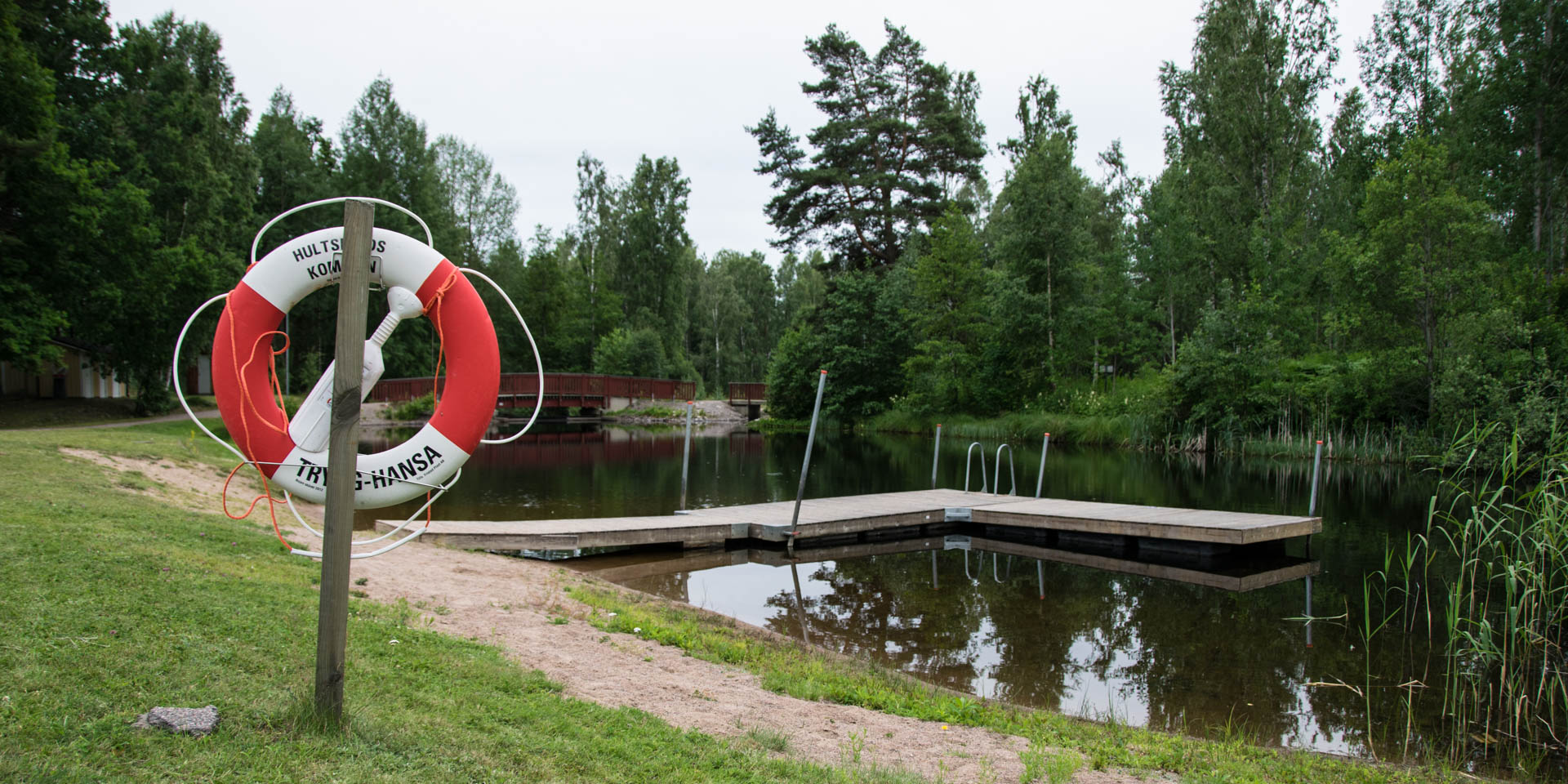 Baddammen i Järnforsen 2017