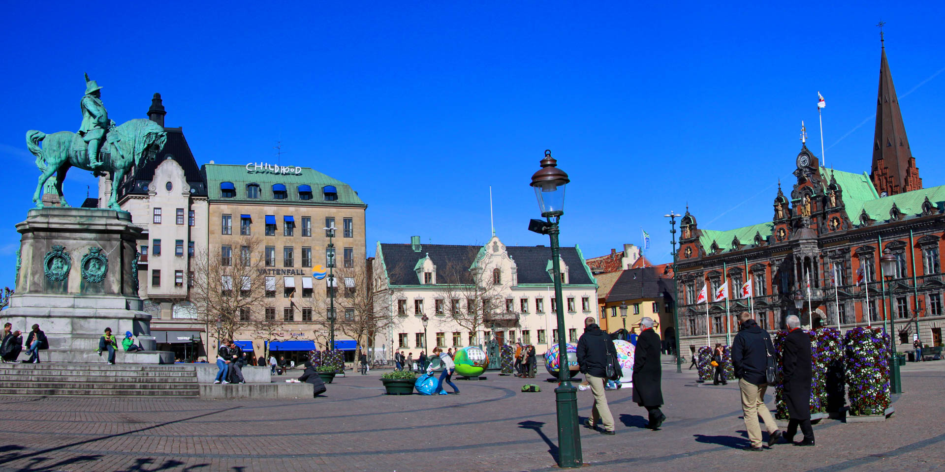 The beautiful 16th century Jörgen Kock's house in Malmö, Sweden